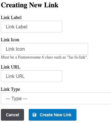 Link form